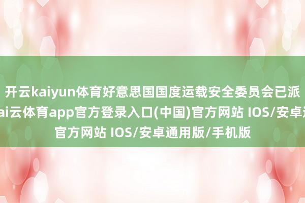 开云kaiyun体育好意思国国度运载安全委员会已派出访问小组-kai云体育app官方登录入口(中国)官方网站 IOS/安卓通用版/手机版