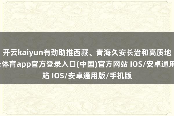 开云kaiyun有劲助推西藏、青海久安长治和高质地发展-kai云体育app官方登录入口(中国)官方网站 IOS/安卓通用版/手机版